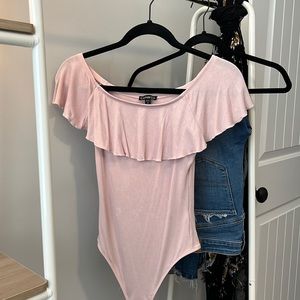 Express off the shoulder body suit